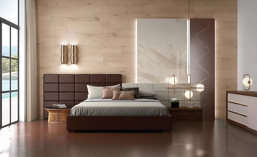 Wood-look plank tile formats