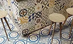 Imitation cement tiles