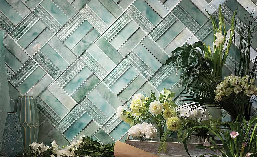 Mixing surface textures