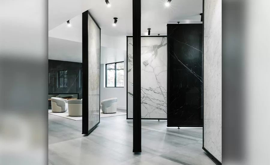 large-format porcelain slabs