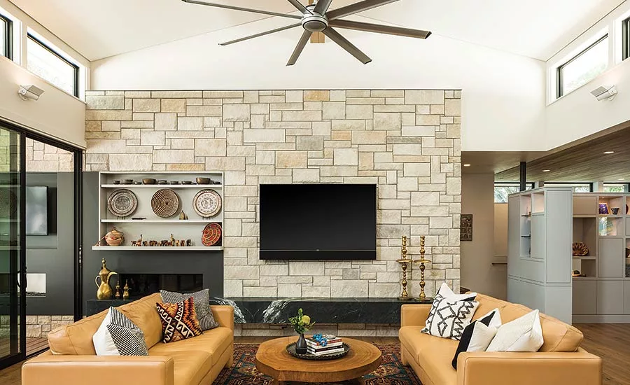 contemporary living space