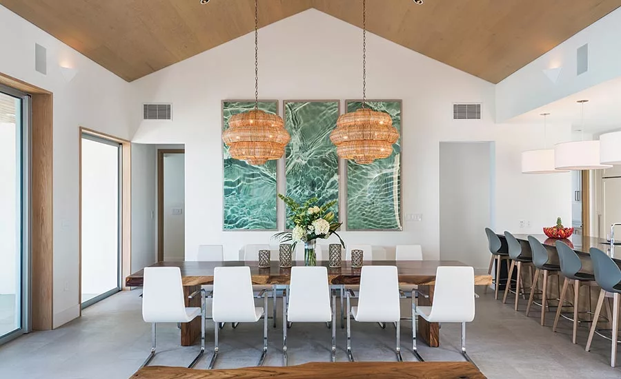 Interior design with high-quality stone