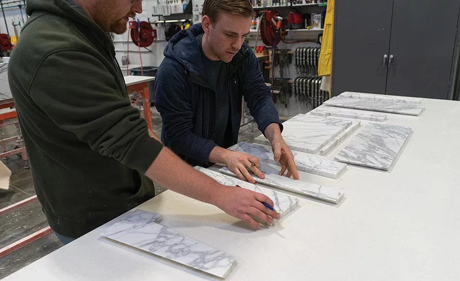 Ian Morris responsible for the shop operations
