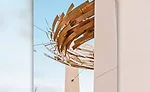 The sculptural wreath