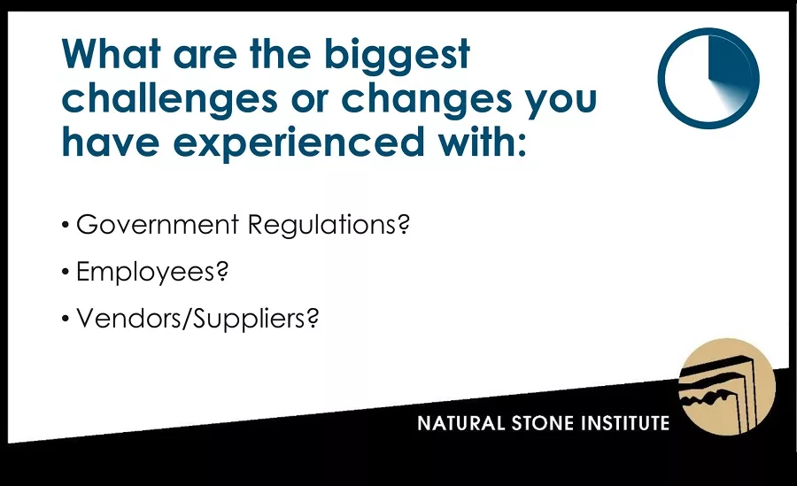 Natural Stone Institute Webinar- fabricator challenges