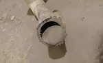Pipe clogged with gray water when pumped directly from a pit
