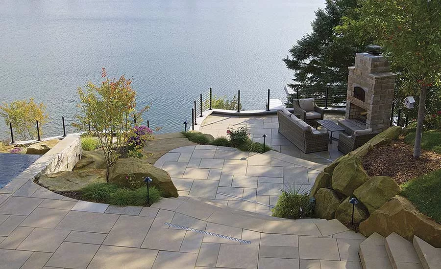 Stone of the Month: Indiana Limestone. Walkways and Patios.