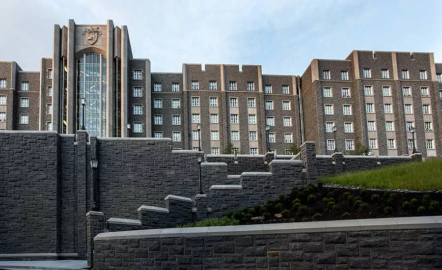 SW July 2021 Stone of the Month: Charcoal Black Granite exterior. © Amesse Photography