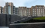 SW July 2021 Stone of the Month: Charcoal Black Granite exterior. © Amesse Photography