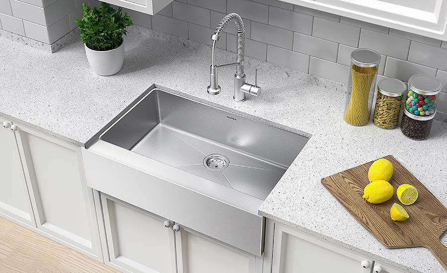 Amerisink AS350A stainless steel short apron front sink