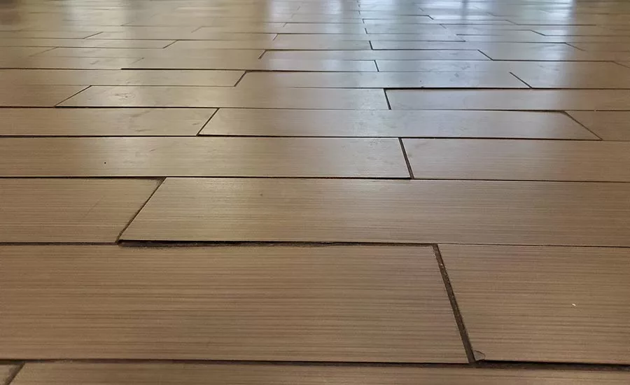 poor tile installation