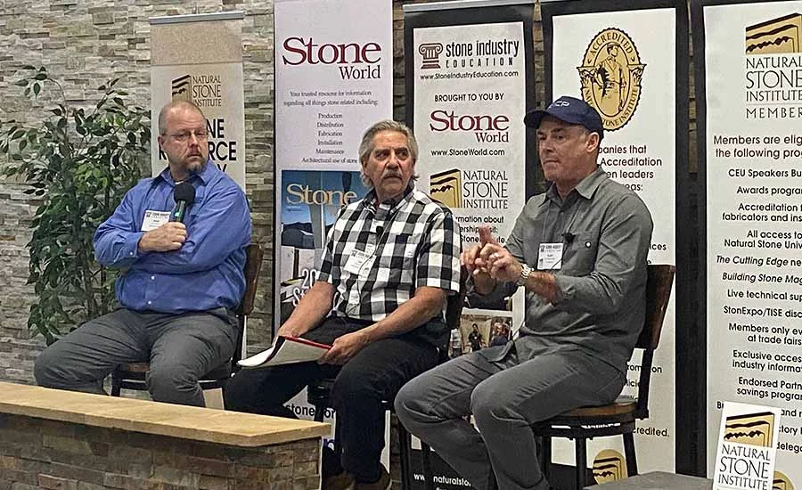 SW 1021 Inside the Shop: Colorado Stone Summit, alternative stone finishes and stone care and maintenance.