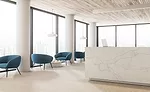 SW 1021 One-on-One with Vadara Quartz, Calacattaoro Installation