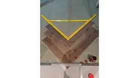 Diagonal Herringbone Layout