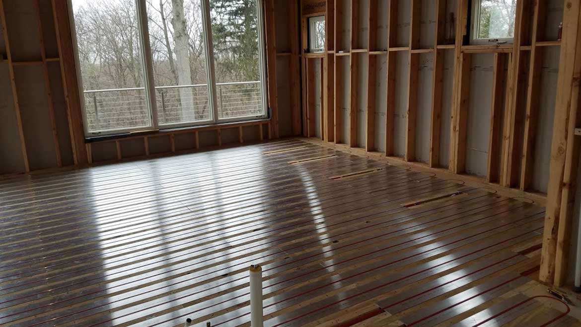 02 SW 1223 Radiant Heating. REHAU radiant heating and snow and ice melting system.