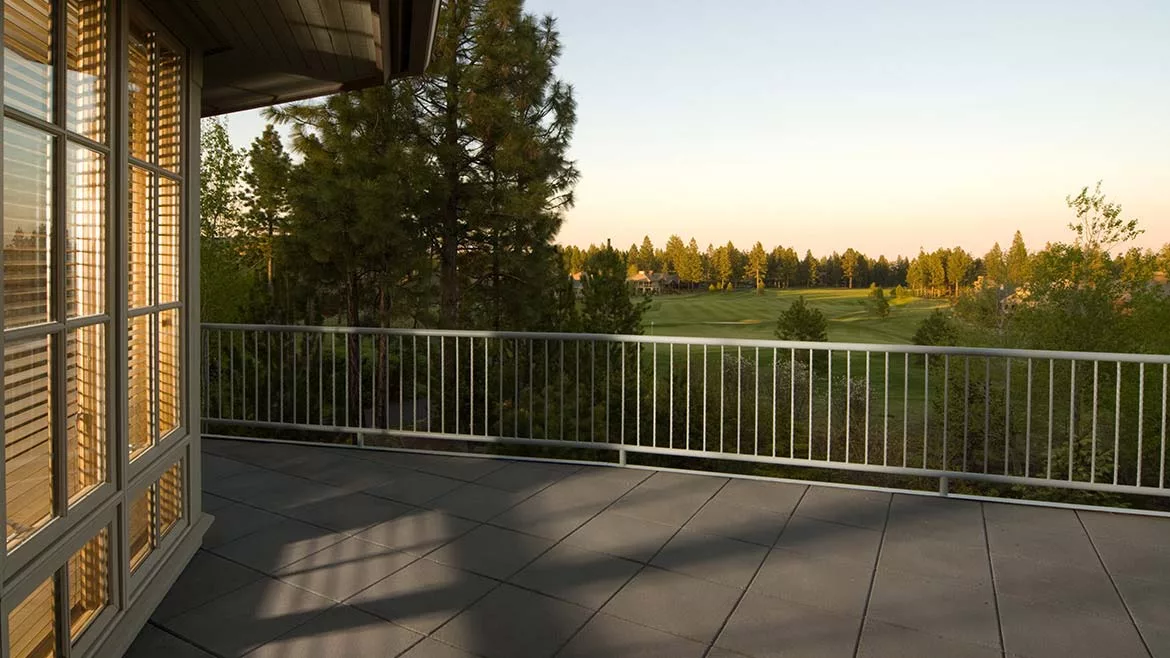 balcony tile installation