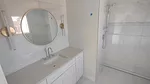 custom curbless shower installation