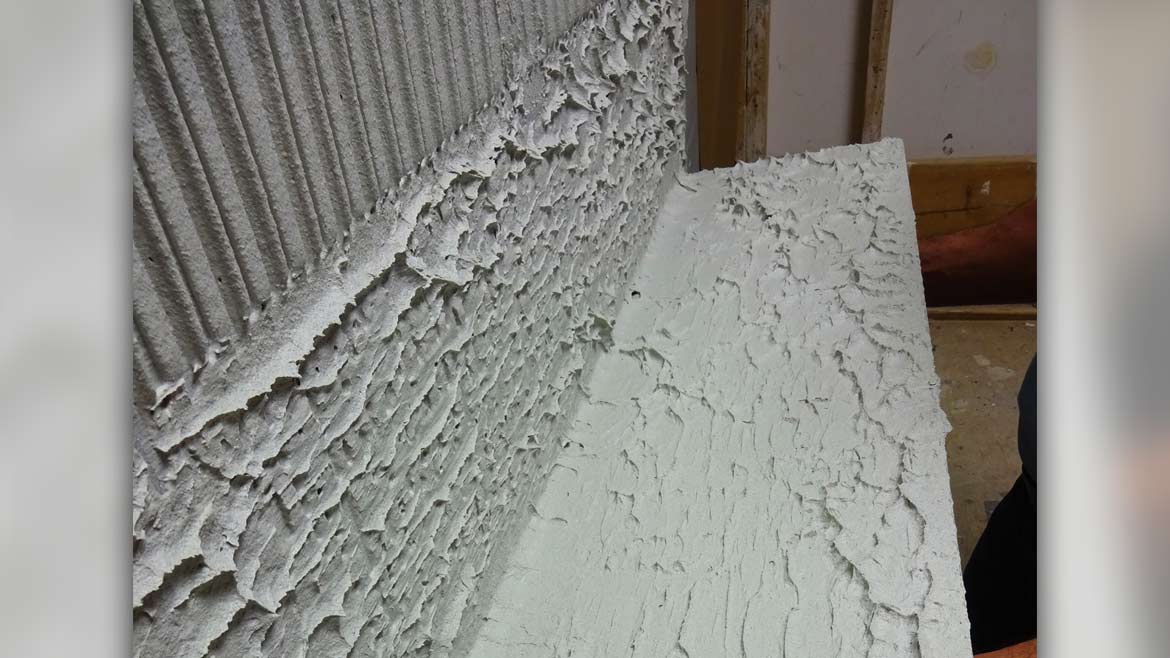 properly troweled mortar provides exceptional contact and transfer to the back of the tile