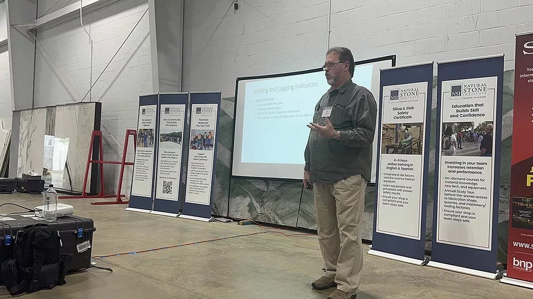 Stone Industry Education event - speaker Ed Young
