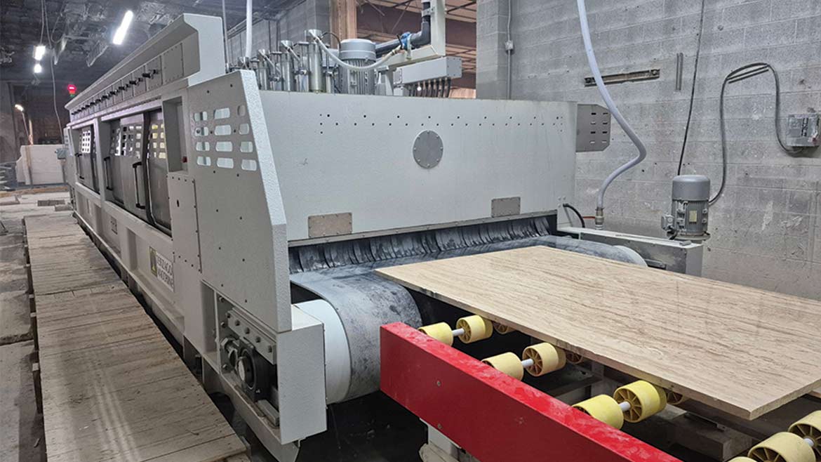 Terzago automated slab polishing line