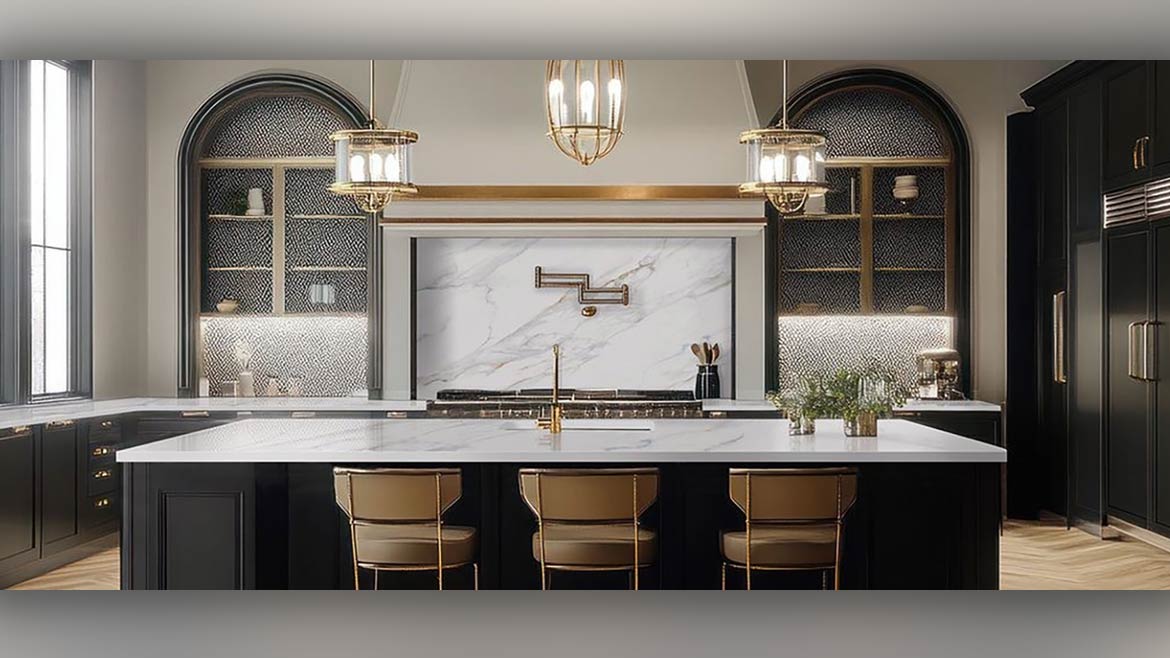 a stylish, modern kitchen design