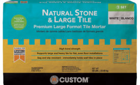 Natural Stone and Large Title Mortar
