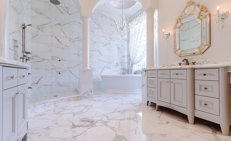 A Downtown Toronto High End Residence Uses A Wide Range Of Marble