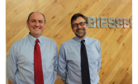 Biesse Group's Peter Magennis and Karl-Heinz (Charlie) Schulz