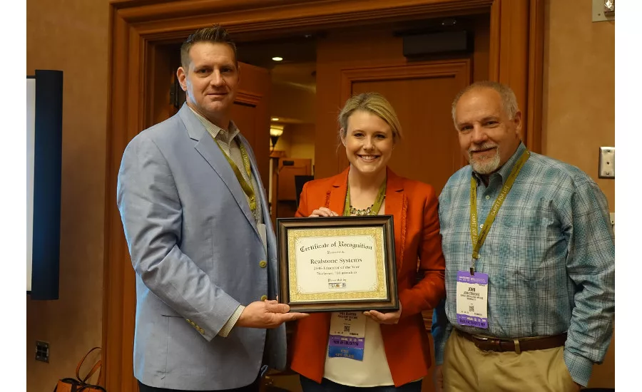 CEU program names Realstone Systems Educator of the Year
