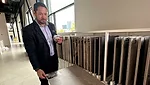 John Simmons showcases tile display