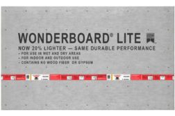 WonderBoardÂ® backerboard lighter