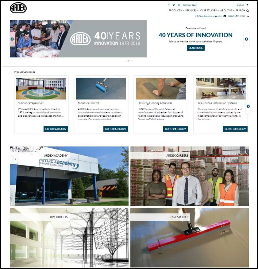 ardex website