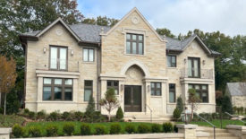SW 1223 Russell Stone Products Video. Exterior front view of 4,500-square-foot residence in Pittsburgh, PA.